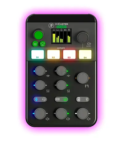 Mackie M•Caster Studio Desktop Live Streaming Mixer - Brand New