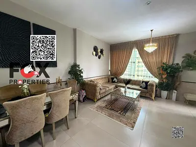 Largest 1BHK for sale in Ajman | Fully furnished with elegant décor | Fully serviced tower | Gym, s