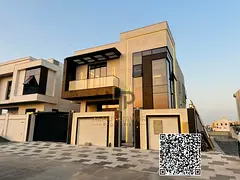 Villa for sale | Ajman | Al Bahia area | 5 master bedrooms, majlis, 2 halls, maid's room | Freeh