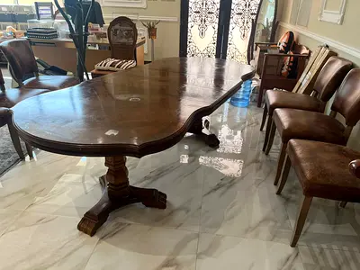 Classic Dining Room Table with 3 Chairs for Sale