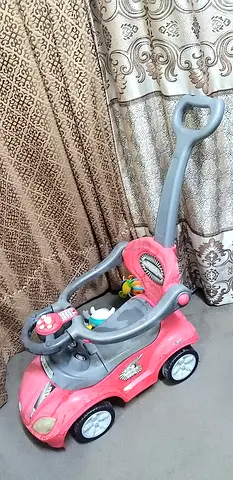 Toddler Push Walker Activity Car with Handle well used