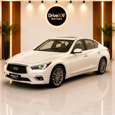 Infiniti Q50 Luxe 2023  | GCC Specs | 1 Year Warranty