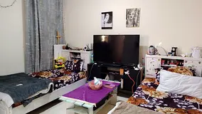 Master room for 2 ladies with balcony clean quiet in front of bus stop 1900 per month including ever