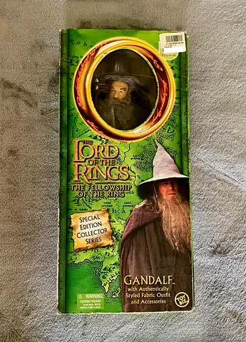 Vintage Lord of The Rings Gandalf Collector Series. Unopened Box. Toy Biz 2001