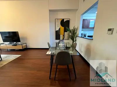 1BR Apartment | Marina & SZR View | Furnished | Green Lakes 3 JLT