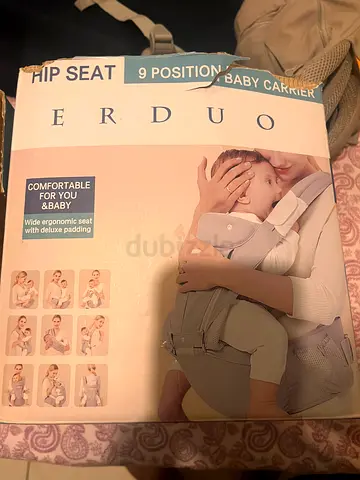 Ergonomic 9-Position Baby Carrier / Hip Seat and baby feeding pillow