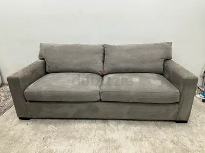 Axis model cratebarrel three seater sofa