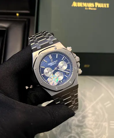 Audemars Piguet Royal Oak Chronograph - Stainless Steel, Blue Dial
