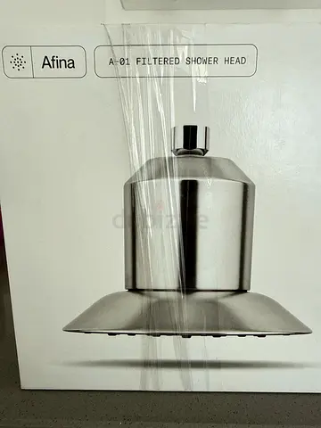 Afina A-01 Filtered Shower Head - Stainless Finish (New in Box)