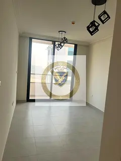 One BHK first tenant Aljada Muwaileh for annual rent master bedroom balcony spacious area prime loca