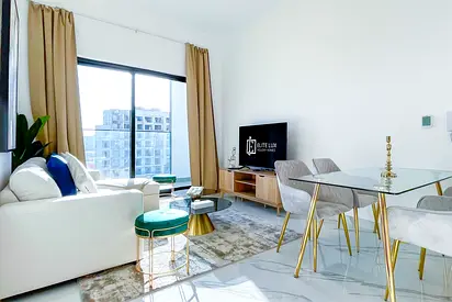 Luxe Gardenia 2BR Haven in Arjan, Dubai