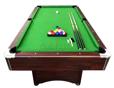 Billiard Table, Pool Table Green With Ball Collection System - 7 Ft - Brand New