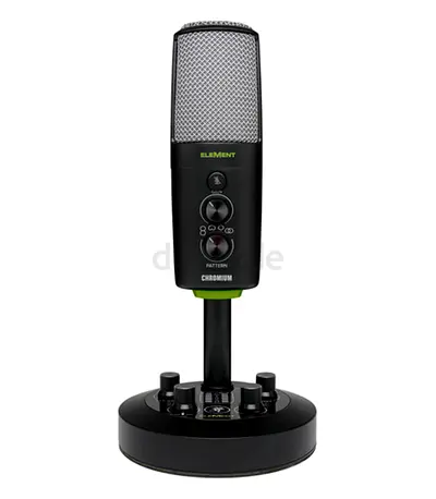 Mackie CHROMIUM Premium USB Condenser Microphone with Built-in 2-Channel Mixer -Brand New