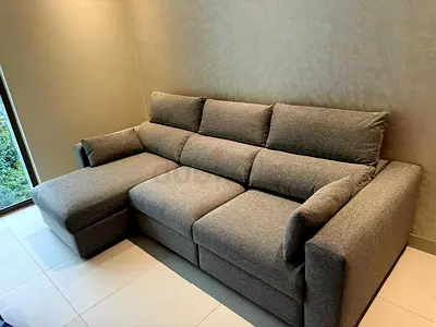 Like A New Condition High Quality ikea Eskilstuna L shape sofa bed with storage