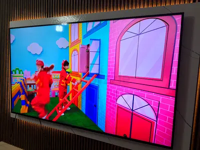 75-inch Samsung LED TV - Wall-mounted, Good Condition