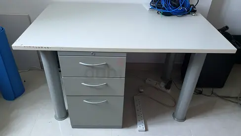 Modern Office Desk with 3 Drawers