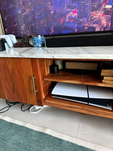 Marble coffee table  tv unit