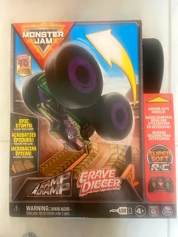 Monster Jam Grave Digger Ramp Champ RC Monster Truck - New in Box
