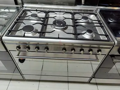 Smeg latest model 5 burner top gass oven electric dual fan cooking range 90x60 freestanding