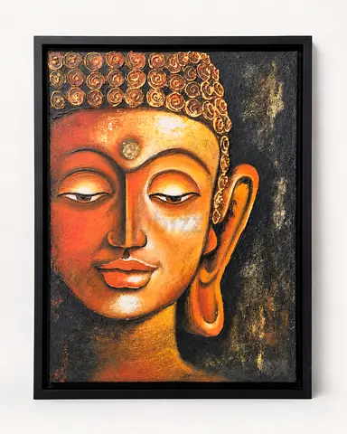 Hand made Buddha painting