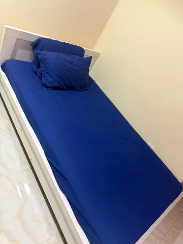 Single Bed 120x200 cm with Home Box Firm Mattress
