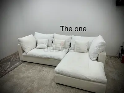 Like new condition the one brand lshape sofa