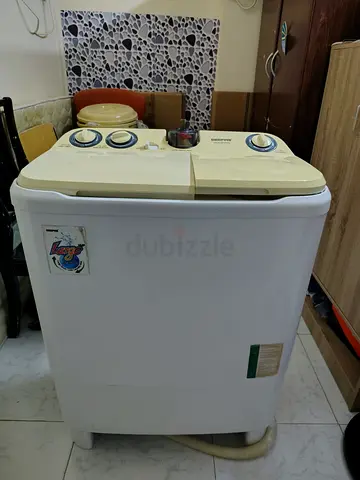 Twin-tub Semi-Automatic Washing Machine - 7.2kg (Good Working Condition)