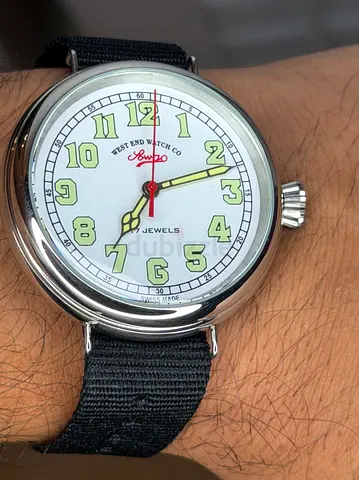WEST END WATCH Co. Lowan 17 Jewels Manual Winding Size 42mm