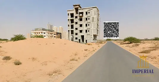 Residential and commercial plot of 1,200 square metres (G+4), freehold, in Al-Aliya, Ajman
