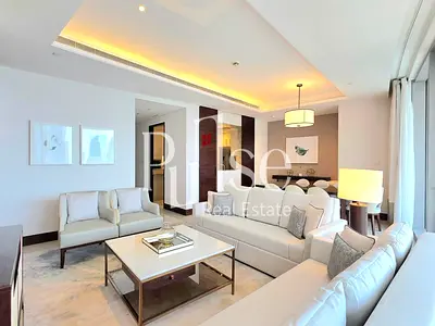 Luxury 3BR | Full Burj Khalifa View | High Floor