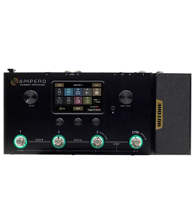 Hotone MP-100 Ampero Amp Modeler  Effects Processor, (with 18V Power Supply) - Brand New