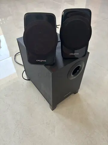 Creative 2.1 Speaker System with Subwoofer - Good Working Condition