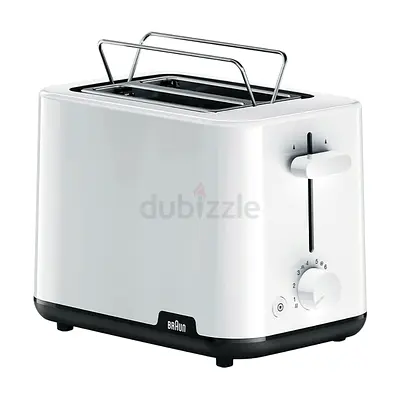 Braun 2-Slice Toaster - White, Compact and Working