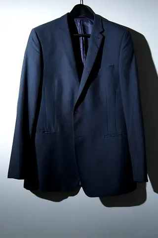 Indigo/Navy Suit, Slim Fit, 42 Long Jacket (1 nos), 38/31 Pants (2 nos)