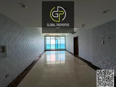 دوبلكس فاخر مفروش بالكامل | إطلالة بحرية كاملة | شرفة | عجمان كورنيش ريزيدنس