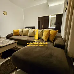 Furnished studio apartment with separate kitchen, very high-end furnishings, for monthly rent in Ajm