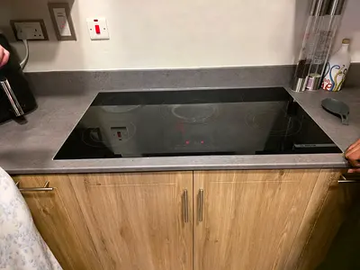 Bosch Built-In Ceramic Electric Hob 90cm Ceramic Glass  Black