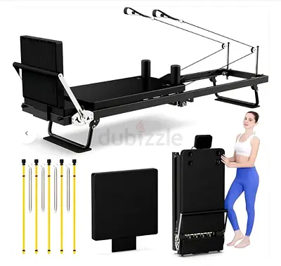 Marshal Fitness Ilates Reformer Machine,Foldable Pilates Machine Equipment - Brand New