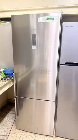 Siemens fridge bottom freezer steel and steel
