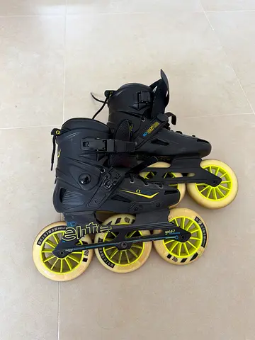 RD Elite (alpha 125) inline speed skates - size 38, good condition + case