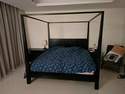 Crate and Barrel 4 Poster Bed Frame