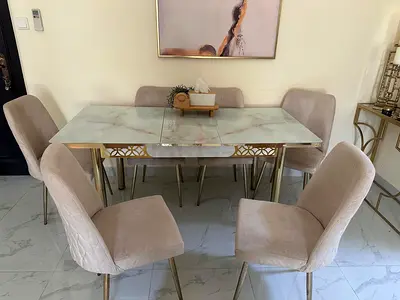 Dining table with 6 chairs