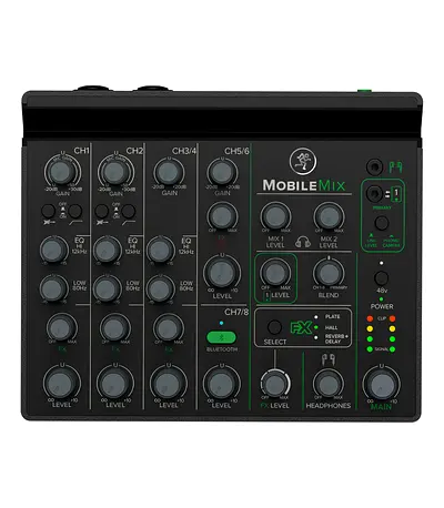 Mackie MobileMix 8-Channel USB-Powerable Mixer for Live Sound, A/V Production - Brand New