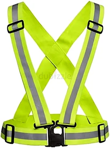 Reflective Safety Jacket for Electric Scooter Riders, Adjustable Vest Belt