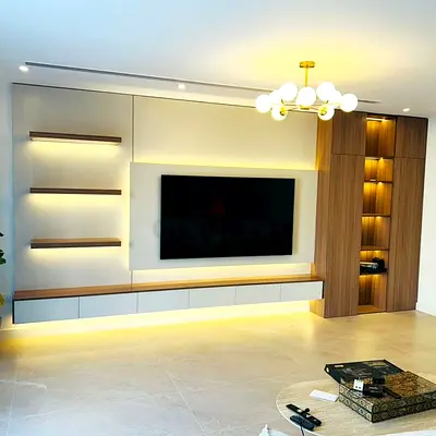 Modern Floating Media Unit