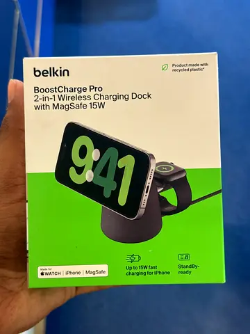 Belkin BoostCharge Pro 3-in-1 MagSafe Charging Dock (BNIB)