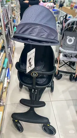 Compact 3-in-1 Toddler Stroller with Reversible Seat and Canopy