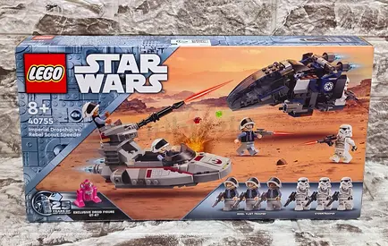 LEGO® Star Wars Imperial Dropship vs. Rebel Scout Speeder 40755 (383 pcs)