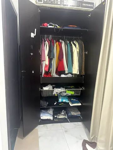 Used wardrobe full of mens and unisex clothing - assorted lot