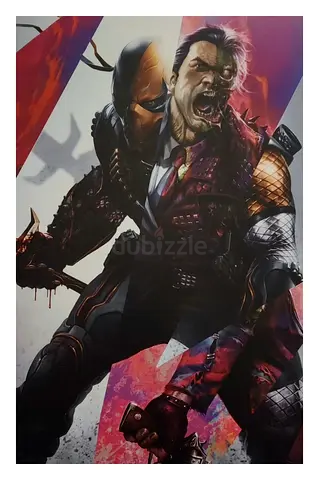 Deathstroke Comic Cover Framed Poster